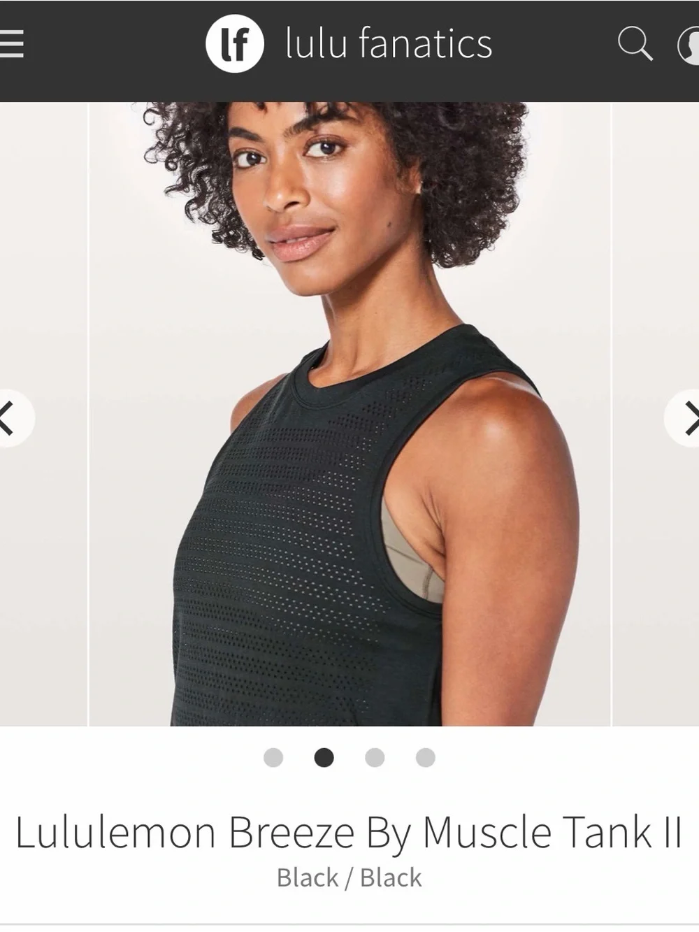 Lululemon Breeze By Muscle Tank II